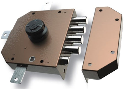 MOTTURA SERRATURA APPLICARE C10 QUINTUPLICA ENTRATA MM63 ART.89A.451