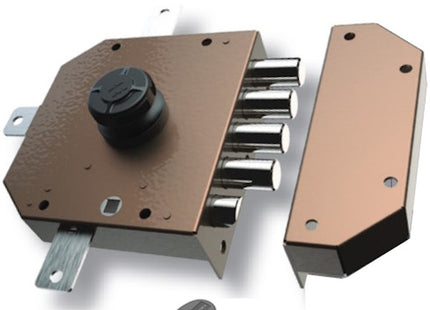 MOTTURA SERRATURA APPLICARE C10 QUINTUPLICA ENTRATA MM63 ART.89A.451