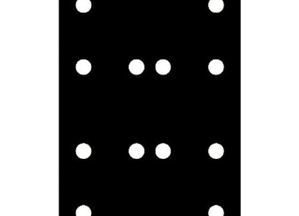 RUPES ABRASIVO RETTANGOLARE VELCRATO HQ400 MM80X130 FORI 12