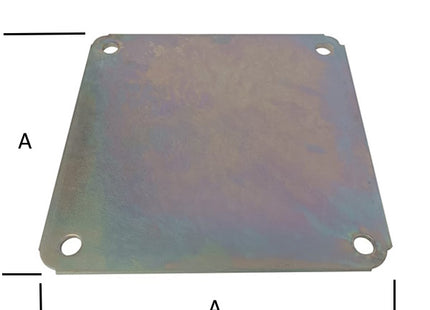 MINUTEX PIASTRA DI FISSAGGIO IN ACCIAIO ZINCATO