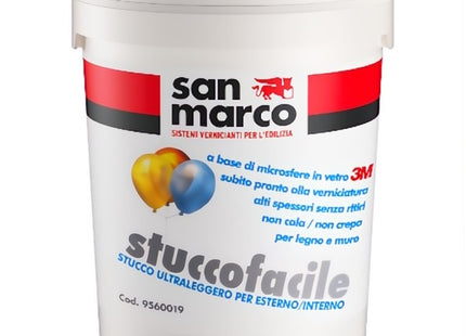 SAN MARCO STUCCOFACILE STUCCO IN PASTA RAPIDO ED ULTRALEGGERO