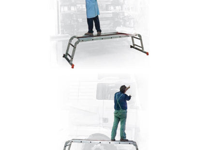 FACAL PEDANA DA LAVORO PIEGHEVOLE IN ALLUMINIO MOD. ALFA