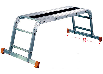 FACAL PEDANA DA LAVORO PIEGHEVOLE IN ALLUMINIO MOD. ALFA