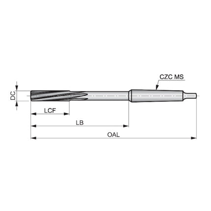 DORMER ALESATORE MACCHINA COD.CONICO B161 HSS-E DIN 208