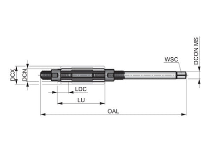 DORMER ALESATORE A MANO REGOLABILE B334 HSS
