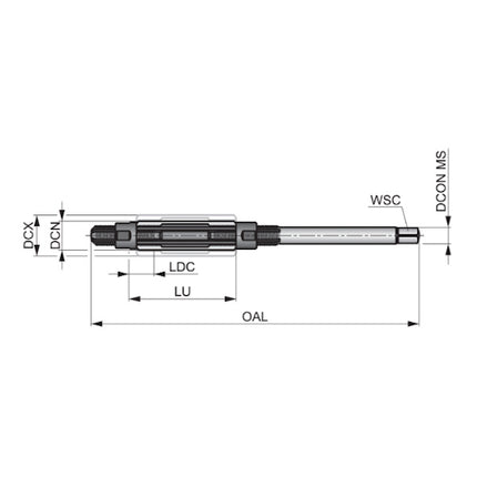 DORMER ALESATORE A MANO REGOLABILE B334 HSS