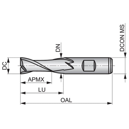 DORMER FRESA C139 CILINDRICA 2T PER CAVE HSS-E PM D.MM20,0X104