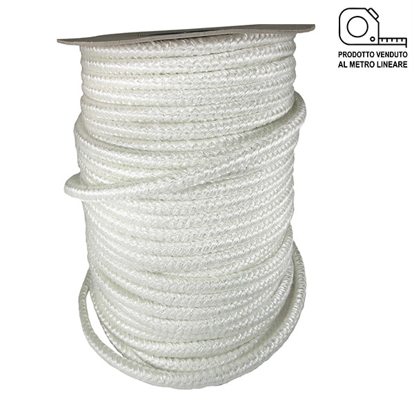 CORDA DI CERAMICA ISOLANTE TERMICO COLORE BIANCO