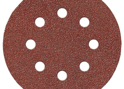 TAF DISCO VELCRATO IN CARTA ABRASIVA CORINDONE D.MM125 8 FORI