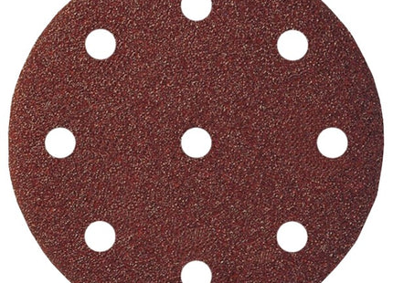 TAF DISCO VELCRATO IN CARTA ABRASIVA CORINDONE D.MM150 8+1 FORI