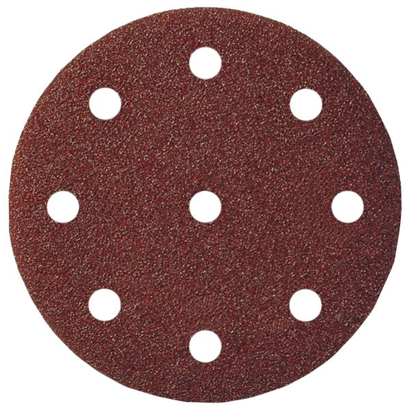 TAF DISCO VELCRATO IN CARTA ABRASIVA CORINDONE D.MM150 8+1 FORI