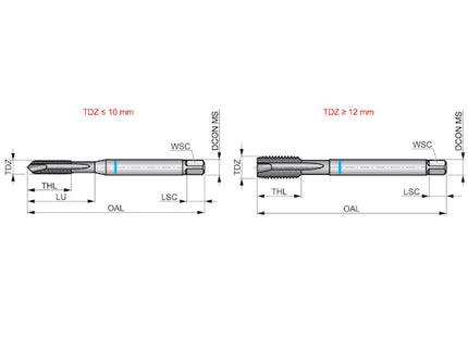 DORMER MASCHIO MACCHINA E240 HSS-E PM PER INOX FORI PASSANTI