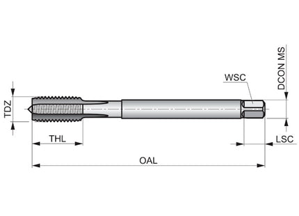 DORMER MASCHIO MACCHINA E268 HSS-E PM PER FORI PASSANTI/CIECHI