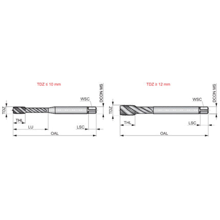DORMER MASCHIO MACCHINA EX016H HSS-E PM PER FORI CIECHI