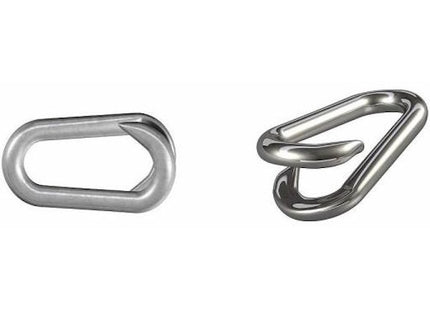 FALSA MAGLIA PER CATENA GENOVESE ZINCATA BIANCA