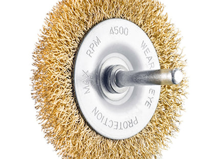 SIT SPAZZOLA CIRCOLARE IN ACCIAIO OTTONATO CON GAMBO