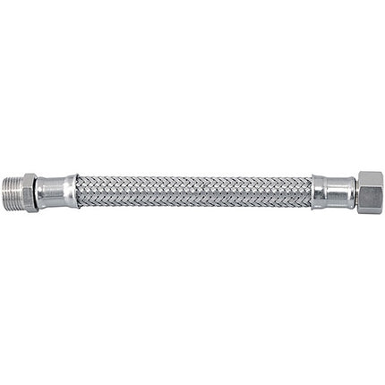 IDRO-BRIC FLESSIBILE PER ACQUA INOX AISI 304 D.MM10 ATTACCO 3/8&quot;MX3/8&quot;F