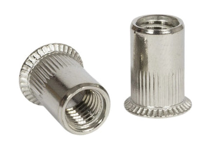INSERTI FILETTATI CILINDRICI IN ACCIAIO INOX A2 TS RIDOTTA ART.9314