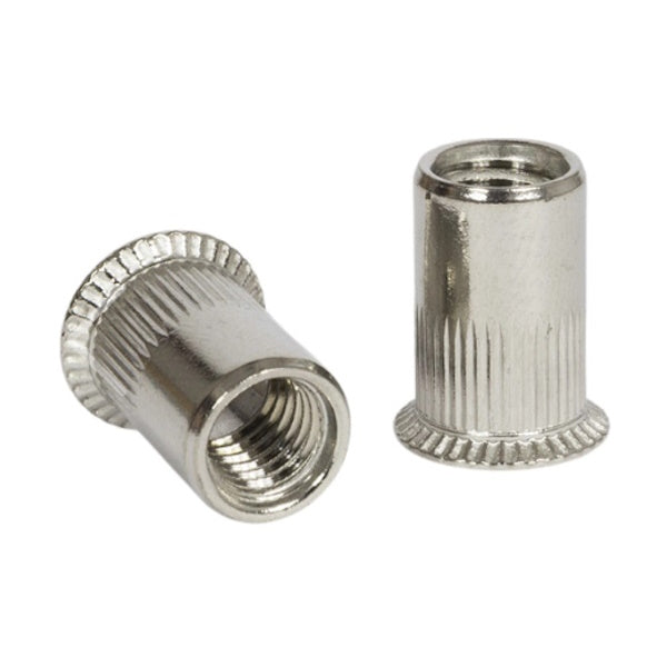 INSERTI FILETTATI CILINDRICI IN ACCIAIO INOX A2 TS RIDOTTA ART.9314