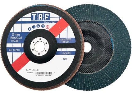 TAF DISCO LAMELLARE SERIE LVA ALLO ZIRCONIO PIANO D.MM180X22