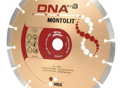 MONTOLIT DISCO DIAMANTATO PER CALCESTRUZZO/GRANITO/PIETRE MOD. LX