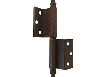 METAL STYLE CERNIERA ZANCATA IN FERRO ANTICATO MM70X115 CONF.PZ2