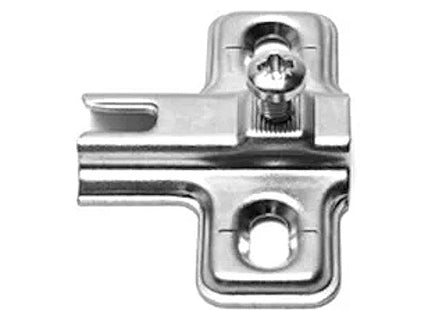 METAL STYLE BASETTA CRUCIFORME QS MINI IN METALLO FISSAGGIO CON VITE