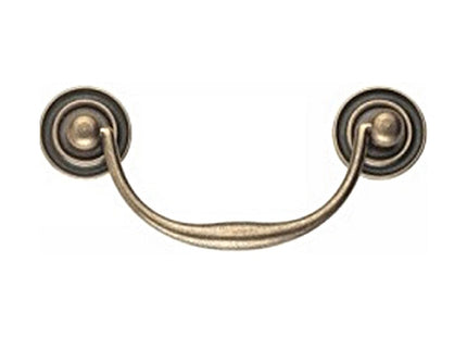 METAL STYLE MANIGLIA PER MOBILI IN OTTONE ANTICATO MOD. 222*