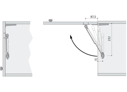 METAL STYLE PISTONE PER ANTE A GAS