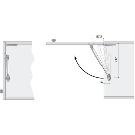 METAL STYLE PISTONE PER ANTE A GAS