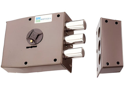 MOTTURA SERRATURA APPLICARE DOPPIA MAPPA LATERALE ENTRATA MM63 20.501