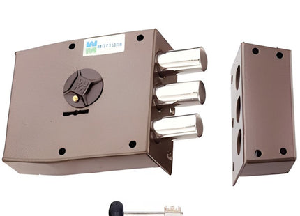 MOTTURA SERRATURA APPLICARE DOPPIA MAPPA LATERALE ENTRATA MM63 20.501