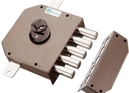 MOTTURA SERRATURA APPLICARE DOPPIA MAPPA TRIPLICE ENTRATA MM63 20.520