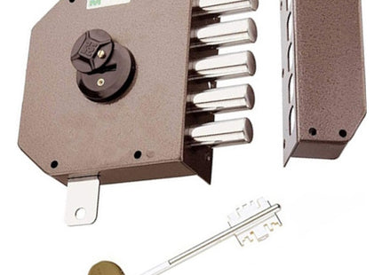 MOTTURA SERRATURA APPLICARE DOPPIA MAPPA TRIPLICE ENTRATA MM63 20.520