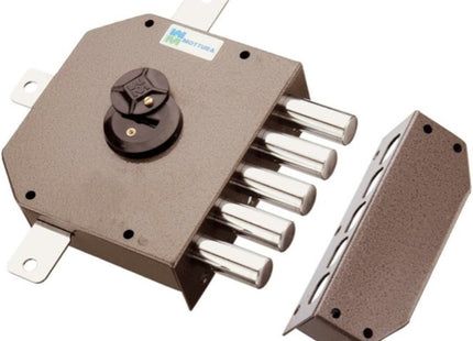 MOTTURA SERRATURA APPLICARE DOPPIA MAPPA QUINTUPLA ENTRATA MM63 20.540