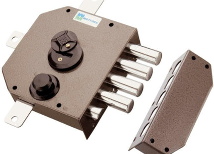 MOTTURA SERRATURA APPLICARE DOPPIA MAPPA QUINTUPLA ENTRATA MM63 20.550