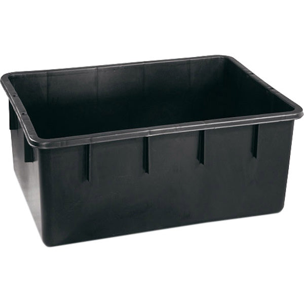 MASTELLONE RETTANGOLARE IN POLIETILENE COLORE NERO