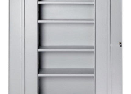 MOBILE IN METALLO TUTTOPIANI 2 ANTE E 4 PIANI COLORE GRIGIO