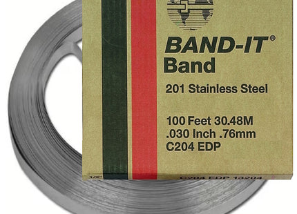NASTRO METALLICO BAND-IT IN INOX AISI 304 ROTOLO DA MT30