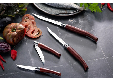 OPINEL COLTELLO SLIM MANICO IN PADOUK LAMA IN ACCIAIO INOX