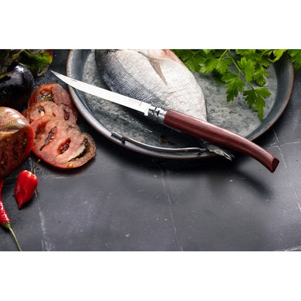 OPINEL COLTELLO SLIM MANICO IN PADOUK LAMA IN ACCIAIO INOX