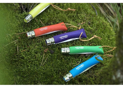 OPINEL COLTELLO AVVENTURIERO CON LACCIO LAMA INOX CM8 CON MANICO