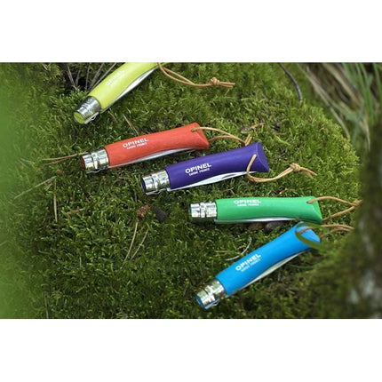 OPINEL COLTELLO AVVENTURIERO CON LACCIO LAMA INOX CM8 CON MANICO