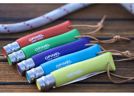 OPINEL COLTELLO AVVENTURIERO CON LACCIO LAMA INOX CM8 CON MANICO