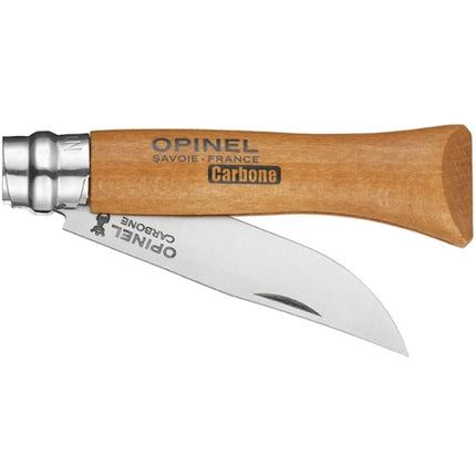 OPINEL COLTELLO CLASSICO CON MANICO IN FAGGIO LAMA AL CARBONIO