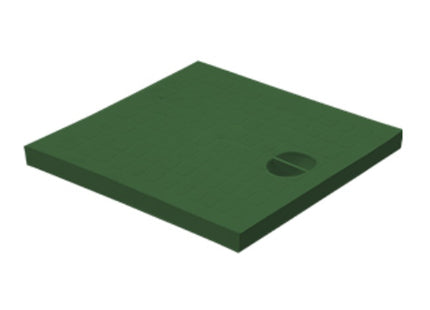 AIRGAMA COPERCHIO PER POZZETTO DI ISPEZIONE IN PP MM.200X200 VERDE