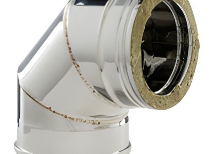 SYNERGY TERMOTEC COIBENTATO CURVA A SETTORI 90° INOX 316L