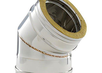 SYNERGY TERMOTEC COIBENTATO CURVA A 45° INOX 316L