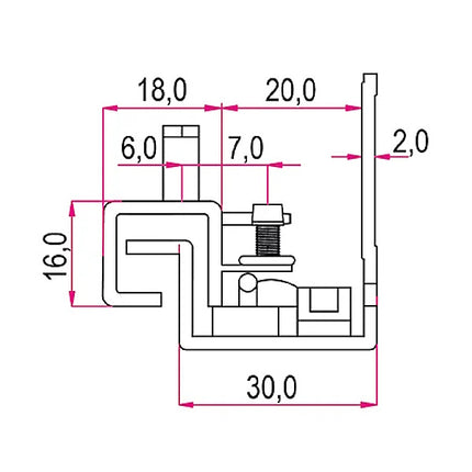 RAM GUIDE PER CASSETTI A SCOMPARSA SOFT-SELF CLOSING KG35