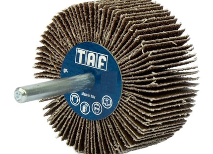 TAF RUOTA ABRASIVA LAMELLARE AL CORINDONE CON GAMBO D.MM6